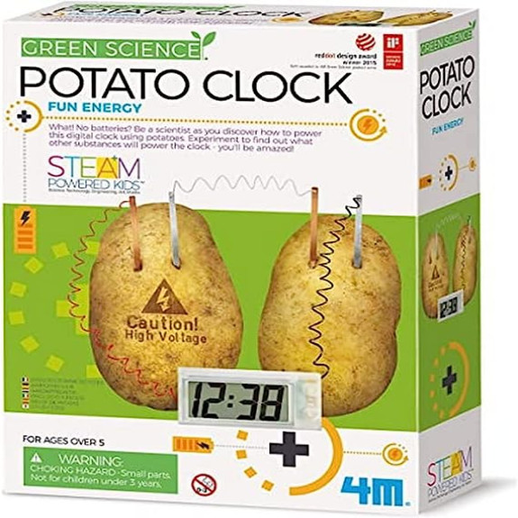 4M Kidz Labs / Green Science - Potato Clock